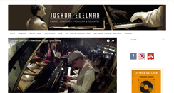 Desktop Screenshot of joshuaedelman.com